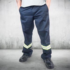 PANTALON TRABAJO BASICO REFLECTIVO AZUL