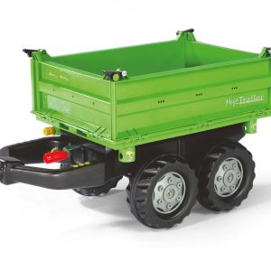 TRAILER VERDE CLARO ROLLY MEGA REMOLQUE TRACTOR INFANTIL ROLLY TOYS 121502