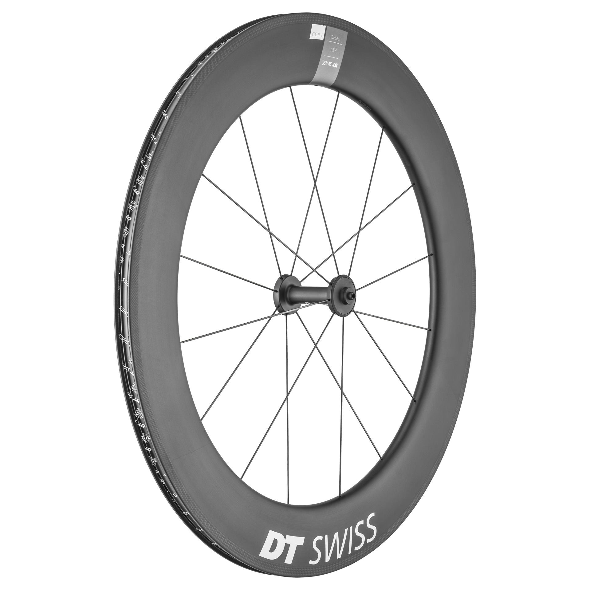 ARC 1400 80 700c (29") 17mm DICUT (Freno Zapata) CARBON PERFIL 80 RUEDAS AERO DT SWISS - Imagen 2