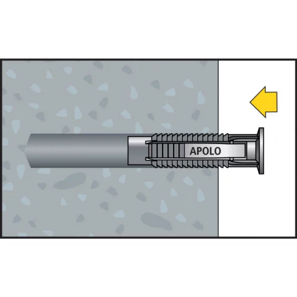 TACO EXPANSIÓN DE NYLON NEUX 6 BOTE 96EXPFX CELO - Imagen 2