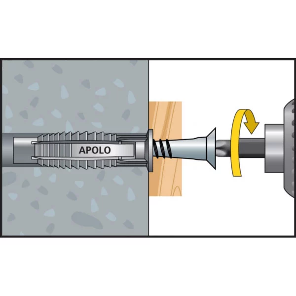 TACO EXPANSIÓN DE NYLON NEUX 6 BOTE 96EXPFX CELO - Imagen 3
