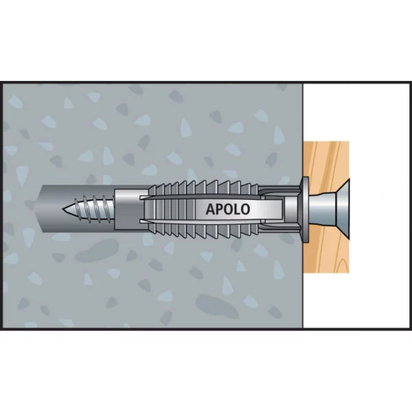 TACO EXPANSIÓN DE NYLON NEUX 6 BOTE 96EXPFX CELO - Imagen 4