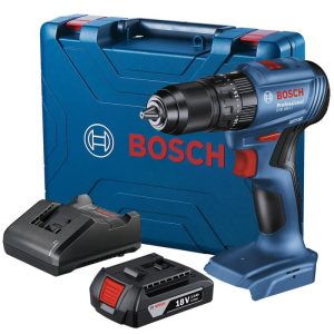 Taladro Percutor 1/2″ Brushless 1 batería 2.0 ah y 1 cargador Bosch GSB 185-LI