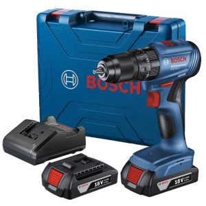 Taladro Percutor 1/2″ Brushless 2 baterías 2.0 ah y 1 cargador Bosch GSB 185-LI