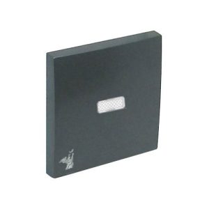 TAPA MECANISMO LUMINOSO O PILOTO SIMBOLO ASISTENCIA LOGUS 90 GRIS