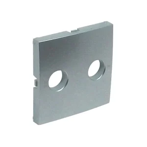 TAPA PARA TOMA R-TV LOGUS 90 ALUMINIO