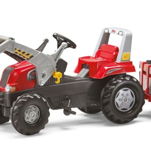 RT CON PALA + REMOLQUE ROLLY JUNIOR TRACTOR A PEDALES ROLLY TOYS 811397