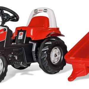STEYR 6165 CVT CON REMOLQUE ROLLY KID TRACTOR A PEDALES ROLLY TOYS 012510