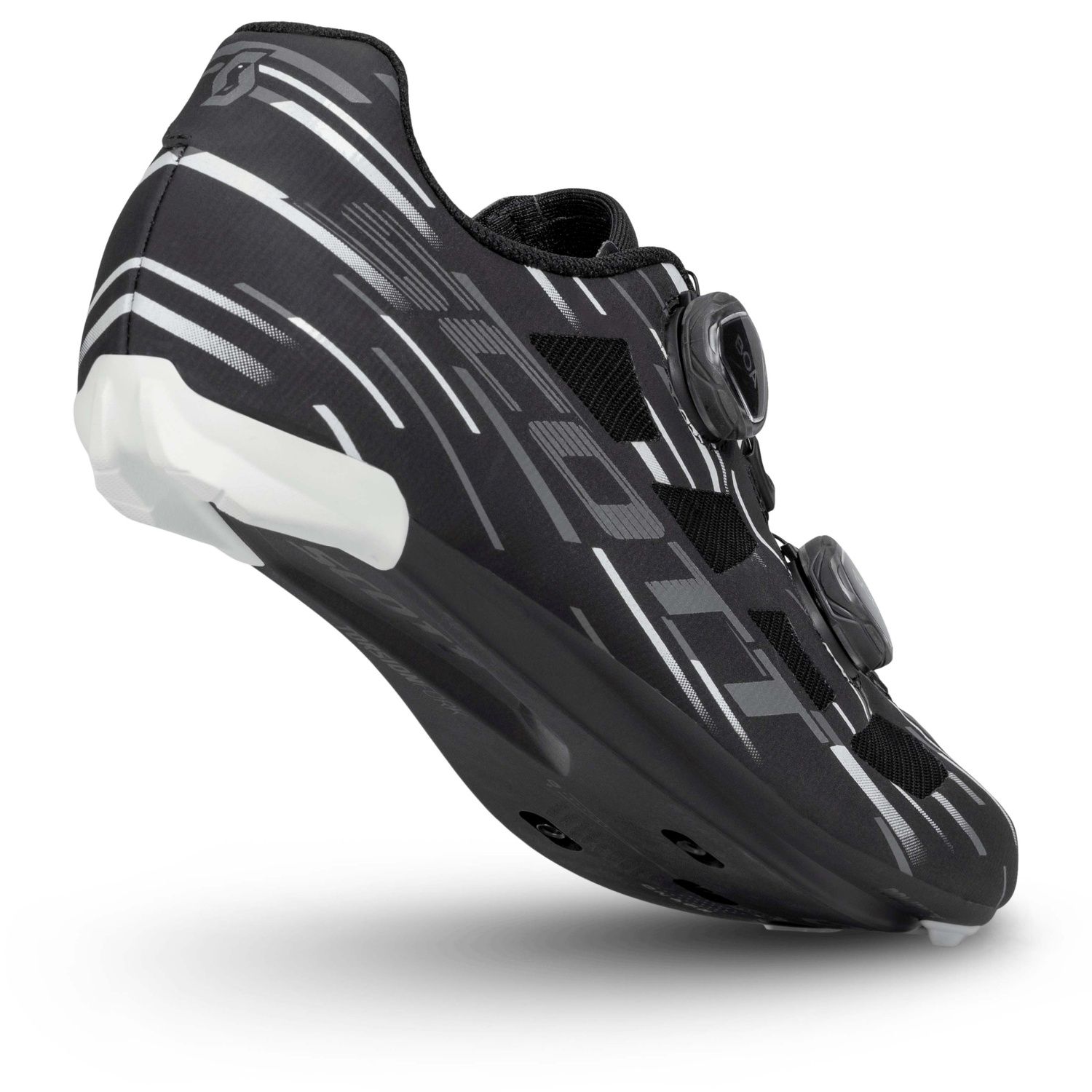 ZAPATILLAS ROAD VERTEC VENT BOA NEGRAS / BLANCAS SCOTT 296552 - Imagen 2