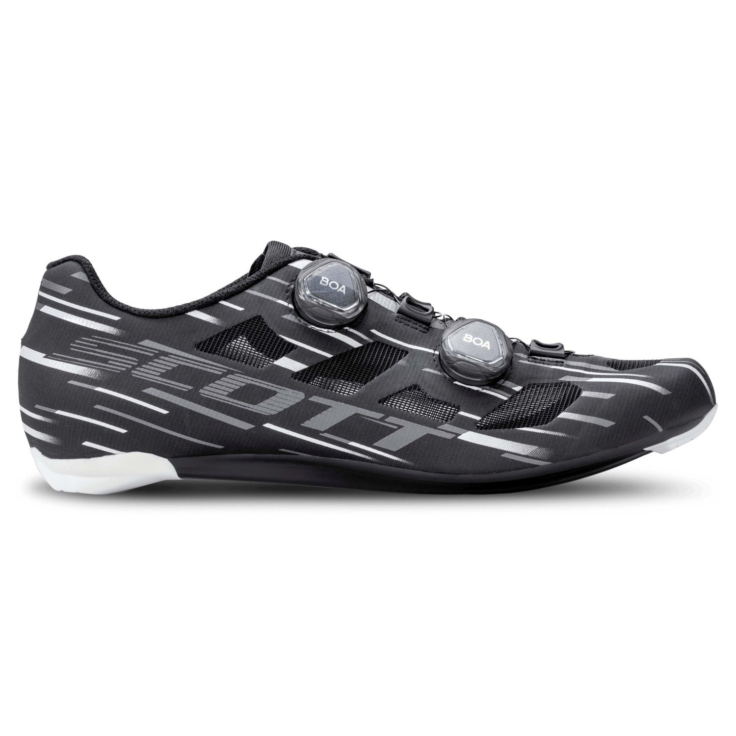 ZAPATILLAS ROAD VERTEC VENT BOA NEGRAS / BLANCAS SCOTT 296552 - Imagen 6