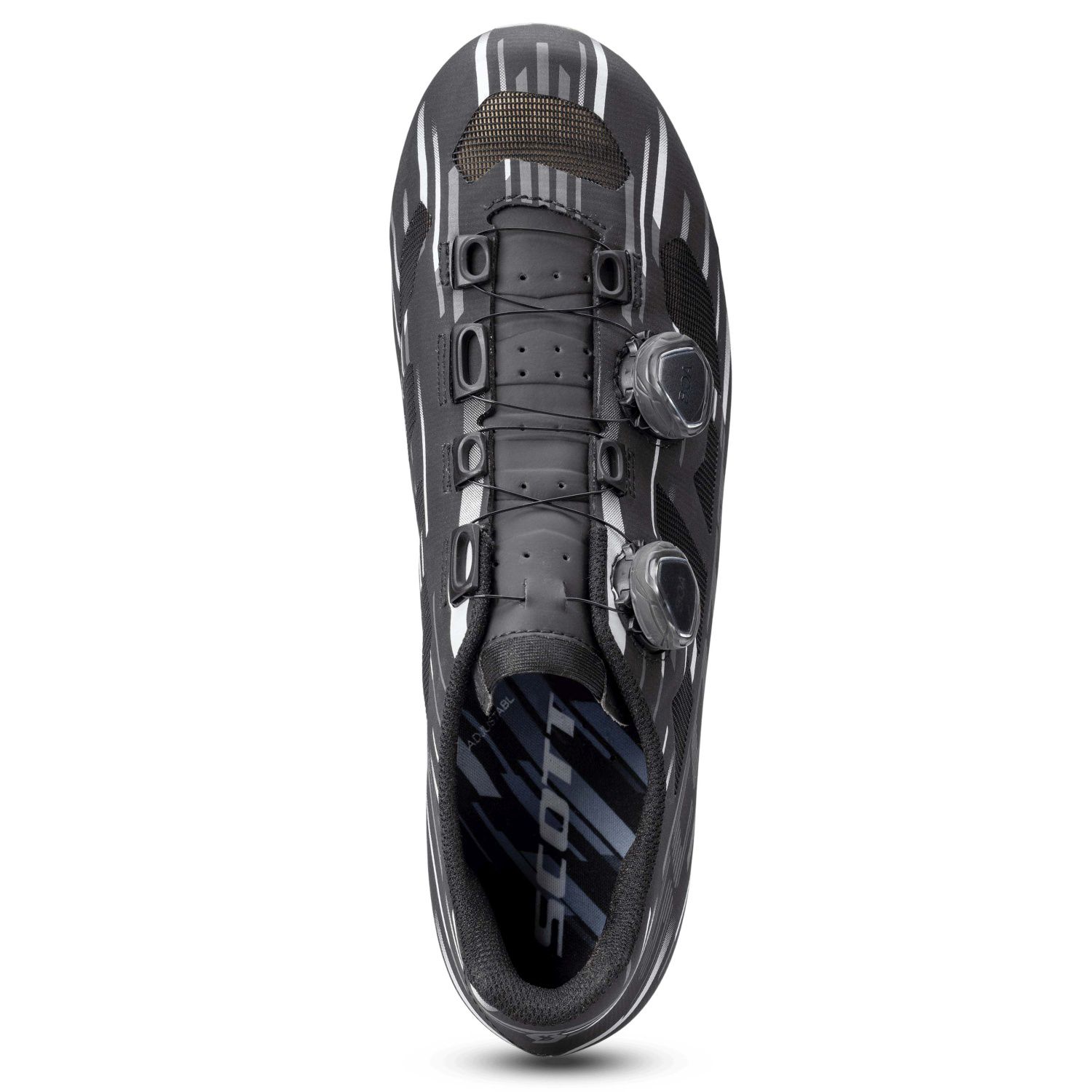 ZAPATILLAS ROAD VERTEC VENT BOA NEGRAS / BLANCAS SCOTT 296552 - Imagen 4