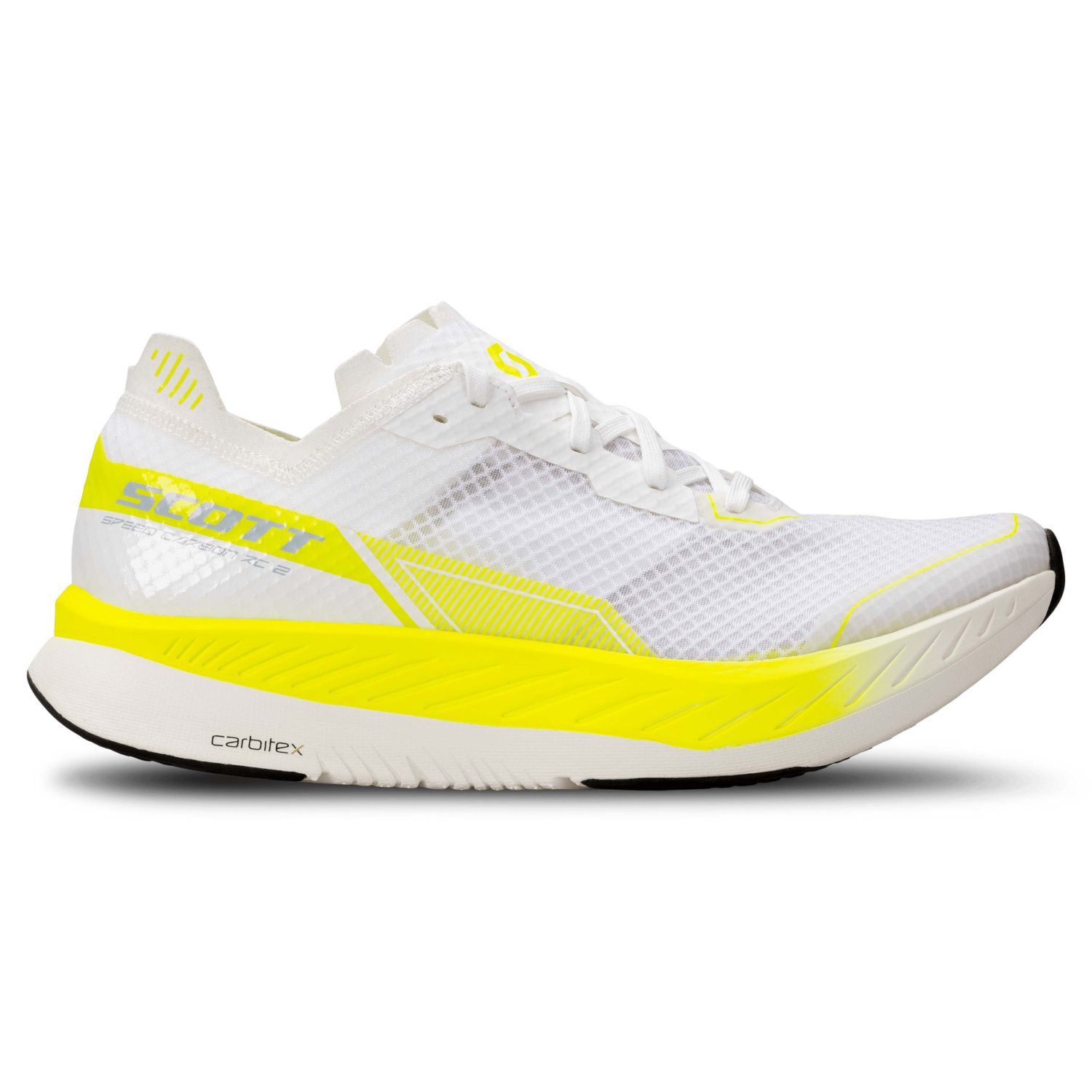 SPEED CARBON RC 2 BLANCAS / AMARILLAS ZAPATILLAS SCOTT RUNNING ASFALTO 420574 - Imagen 7