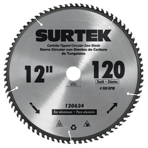 Disco para sierra circular para corte madera 60 dientes, 12″ Surtek 120631