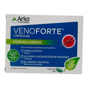 Venoforte Piernas Ligeras  30 Capsulas