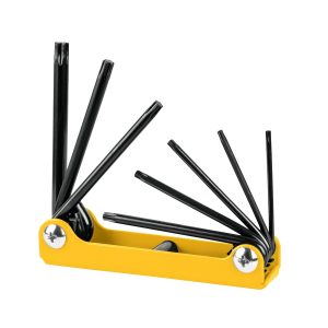 21395 – JUEGO 8 LLAVES TORX TIPO NAVAJA PRETUL