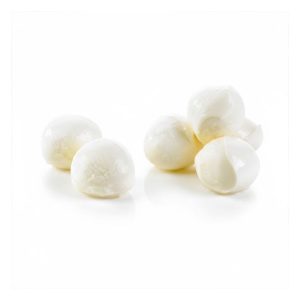 PERLAS DE MOZZARELLA 2,5cm / 5gr ESTUCHE 1kg (CAJA 8 ESTUCHES)