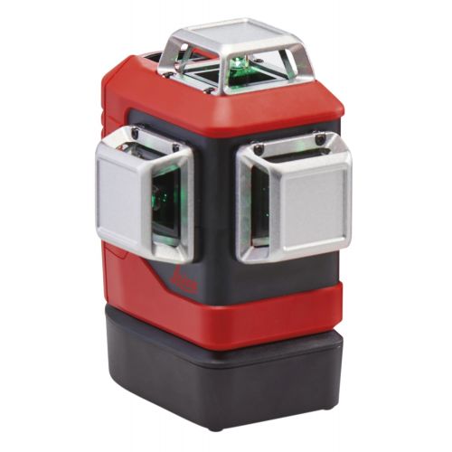 Leica Geosystems-912971-Nivel láser de 3 líneas verdes de 360 grados Lino L6G con maletín rígido (alcance 35/70/140 m)