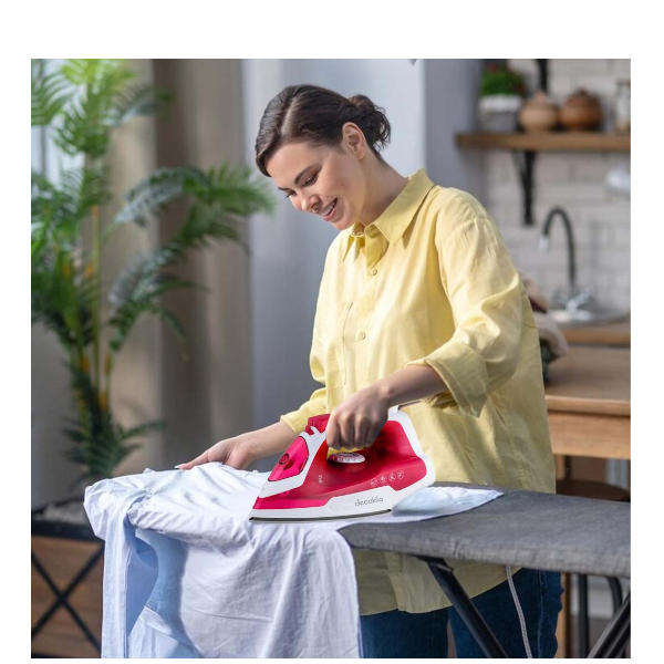 Plancha Para Ropa Decakila Kuen002R Con Vapor 1100W - Imagen 3