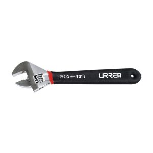 Llave ajustable cromada con mango Rubber grip 12″ Urrea 712G