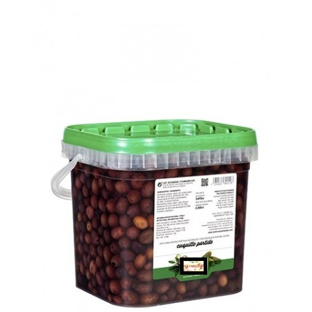 ACEITUNAS CUQUILLO PARTIDO, CUBO 2,6 KG y 4,50 KG - Imagen 2