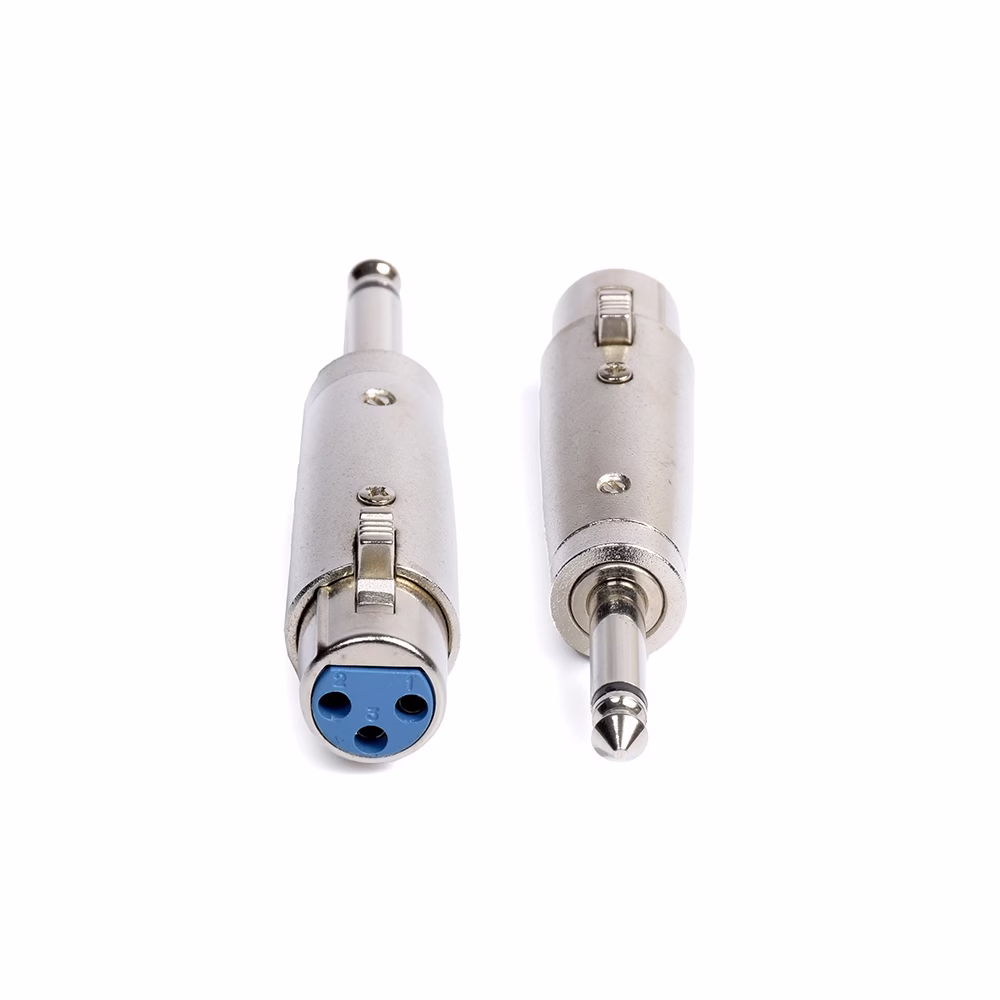 Adaptador Canon a Plug 6.35mm TS Monoral  AD-XLR-PLM
