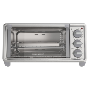 Horno tostador Black+Decker 4 Rebanadas con Tecnología EvenToast, TO4130