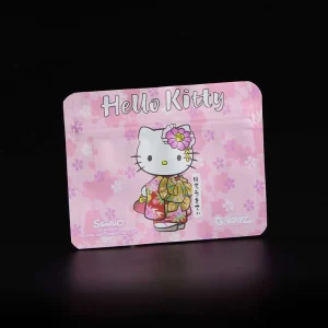Bolsa de aluminio metalizado anti-olor – Hello Kitty – Geisha Rosa – 105x80mm