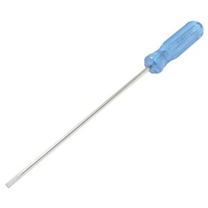 Destornillador con mango azul, punta cabinet 1/8″ x 6″ Surtek D325
