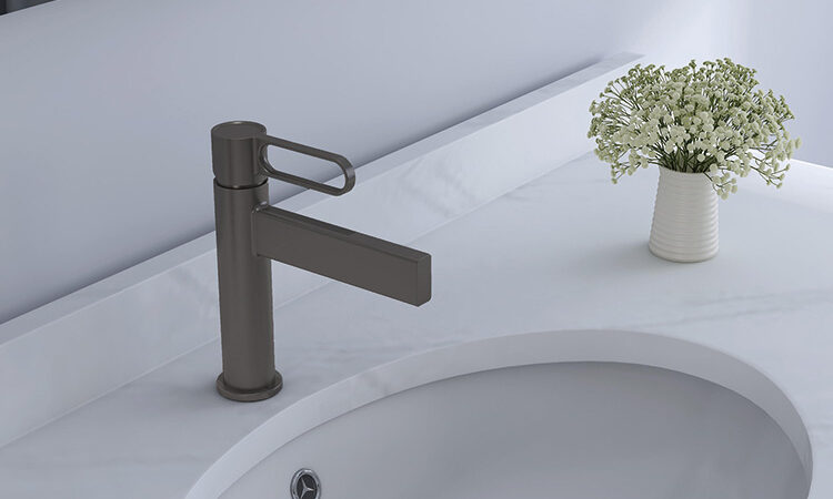 Grifo de lavabo titanio serie DIOR de Gme - Imagen 3