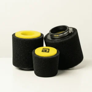 Filtro Aire Espuma Nibbi Alto Flujo Negro Amarillo