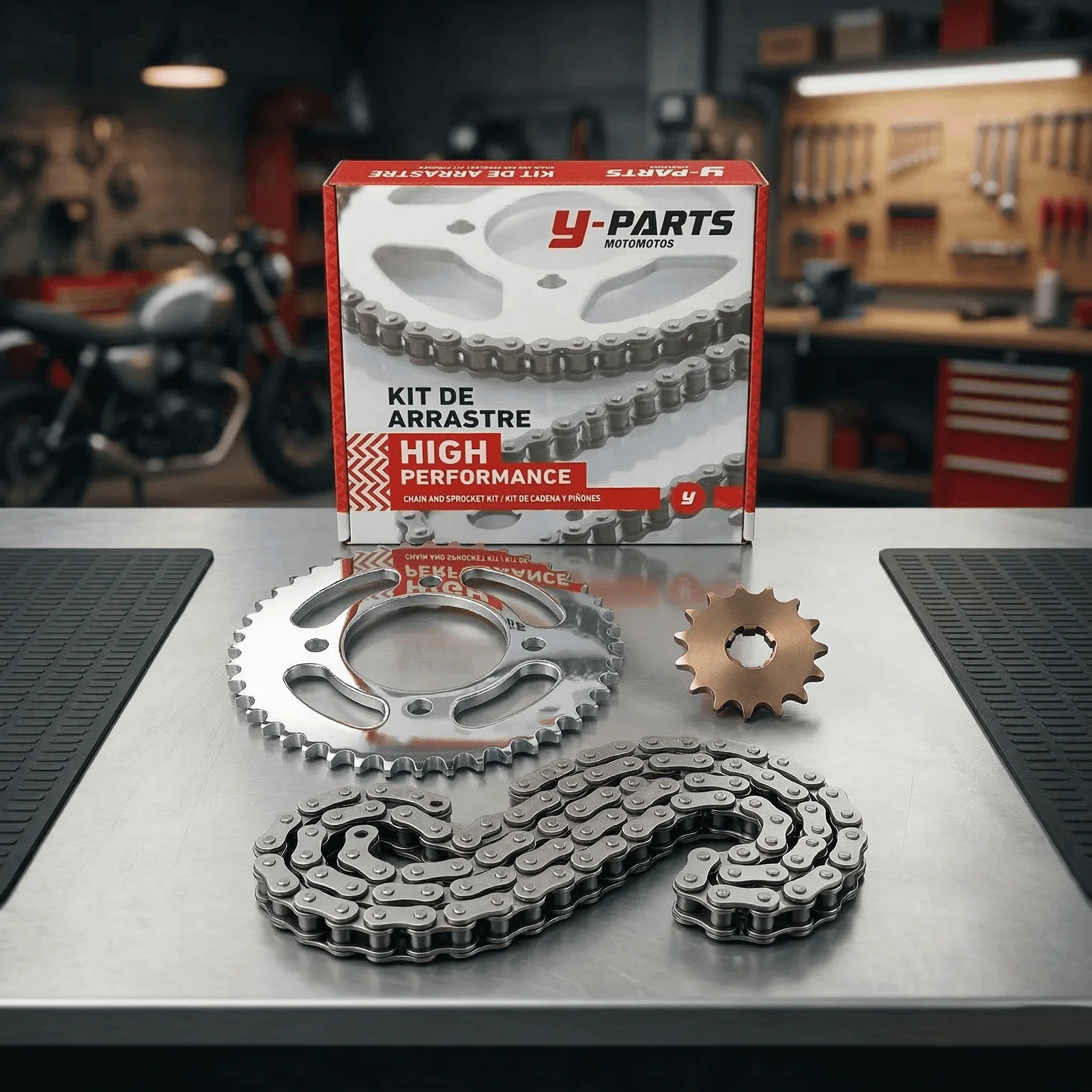 Kit De Arrastre Fz 16 Y-Parts 428H O-Ring 14T 40T 128L - Imagen 3