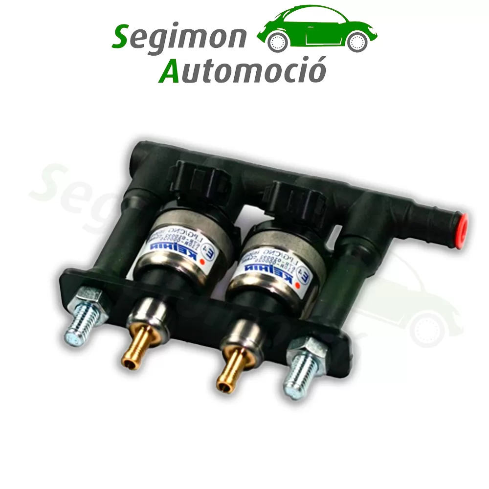 Keihin KN8 Rampa de inyección de 2 cilindros (52cc – 100cc) - Imagen 3