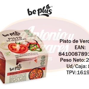 PISTO DE VERDURAS 200G BEPLUS – Caja de 8 Unidades