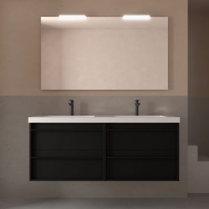 Conjunto mueble de baño 140 cm 4 cajones ATTILA 4 Salgar