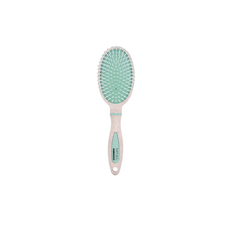 Bio Oval Pastel Colour · Cepillo 100% Biodegradable De Fibra De Trigo · Beige - Imagen 2