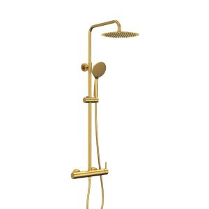Columna ducha Inverter R oro cepillado de Gme