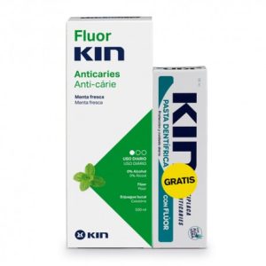 Fluorkin Enjuague Diario Menta 500ml + Pasta Dental 50ml