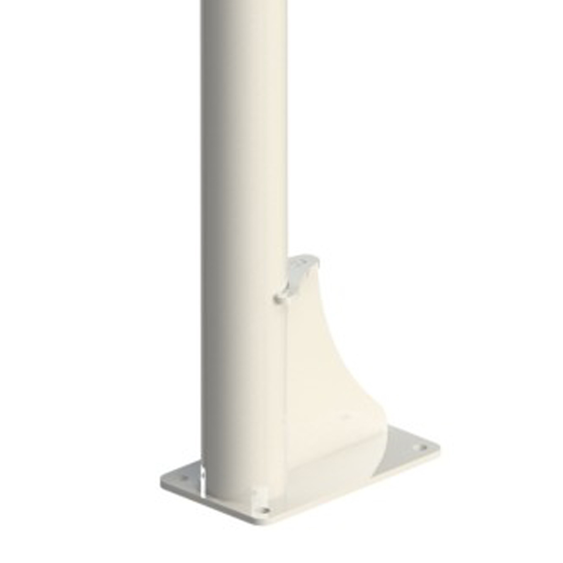 JUEGO CANASTAS MINIBASKET MONOTUBO NEW TUBO 114 MM FIJAS CON BASE PARA ANCLAJE-SIN TABLERO, ARO - Imagen 5