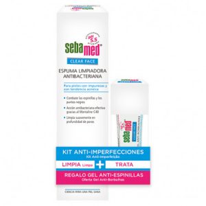 Sebamed Clear Face Pack Espuma + Gel Antiespinillas